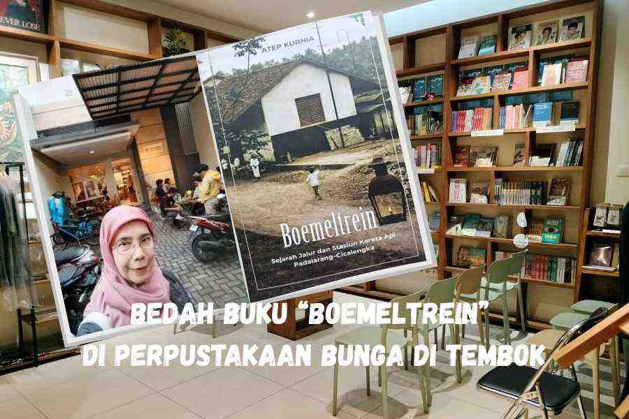 Bedah Buku Boemeltrein di Perpustakaan Bunga di Tembok